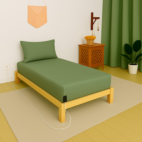 Grounding fitted sheet single - fitted,