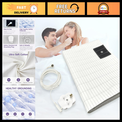 Grounding bed sheet earthing - bed,